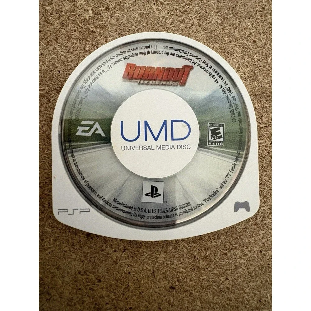Burnout Legends Sony PSP Disc Only  Tested And Working
